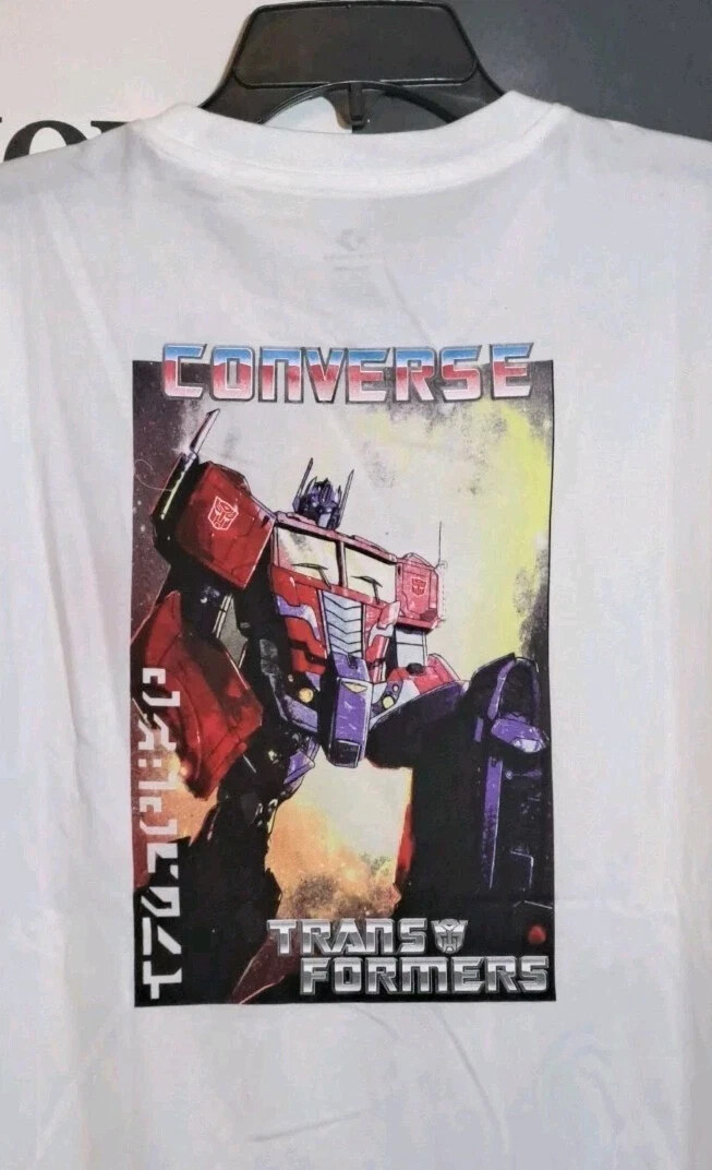 2XS - Converse T-shirt Converse x Transformers Optimus Short Sleeve Wht Unisex gallery