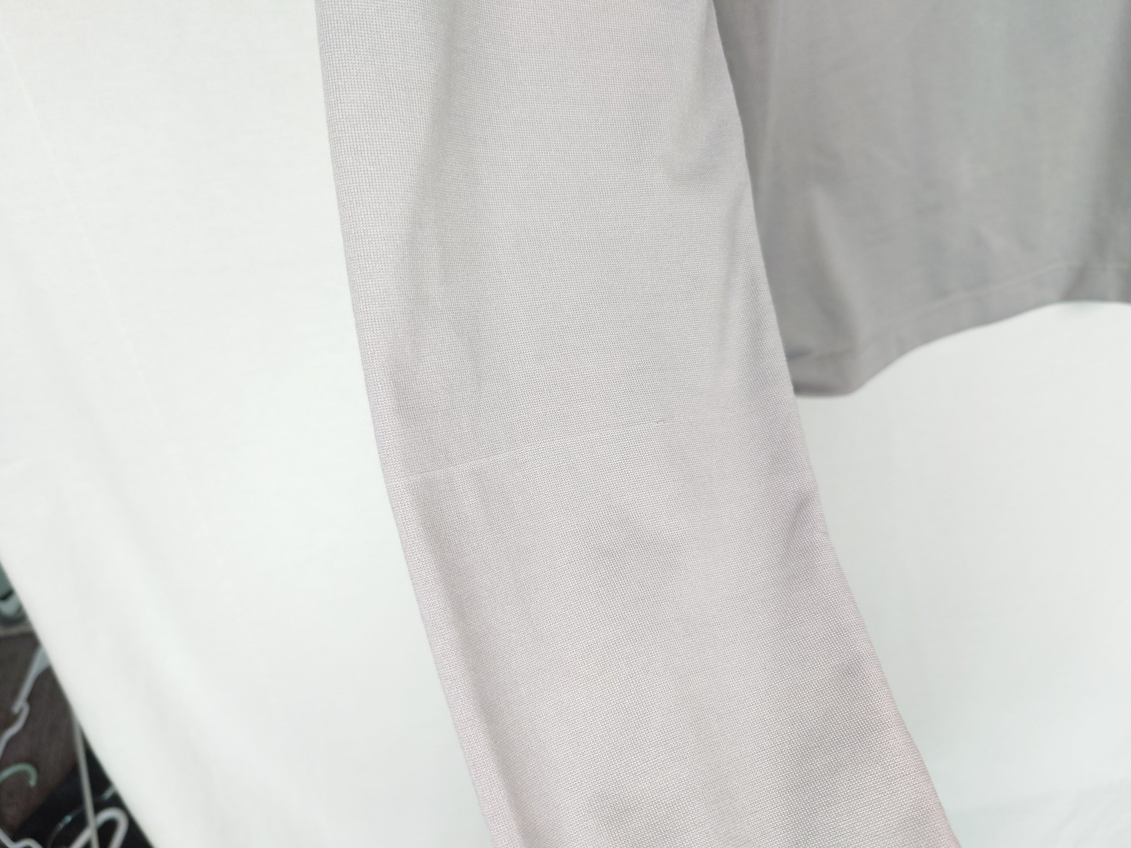 Merino.tech Men's Gray 100% Merino Wool Long Sleeve Crew Neck Shirt S gallery