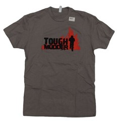 New Touch Mudder Gray Men’s Tee Shirt Challenge Gym Jog Running Man Sports Gear