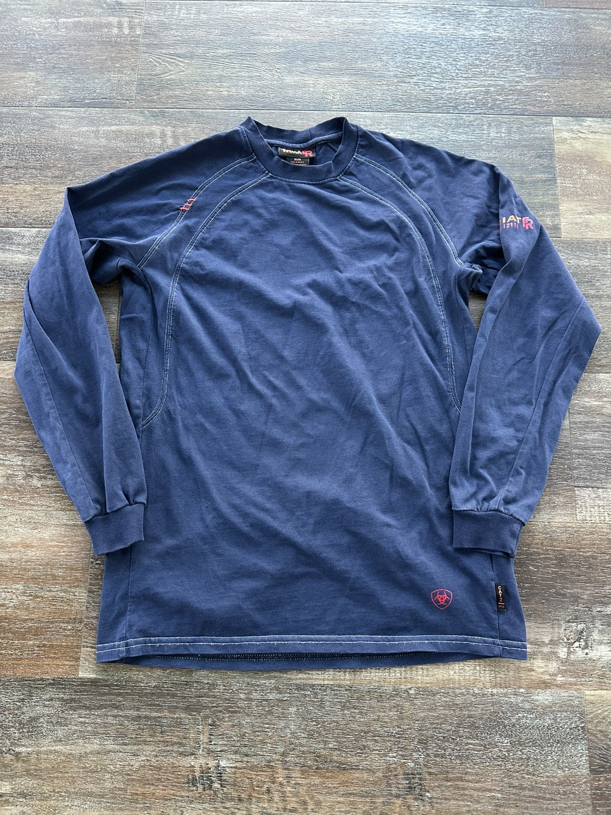 Ariat FR Shirt Mens Medium Long Sleeve Shirt Flame Resistant Work CAT 2