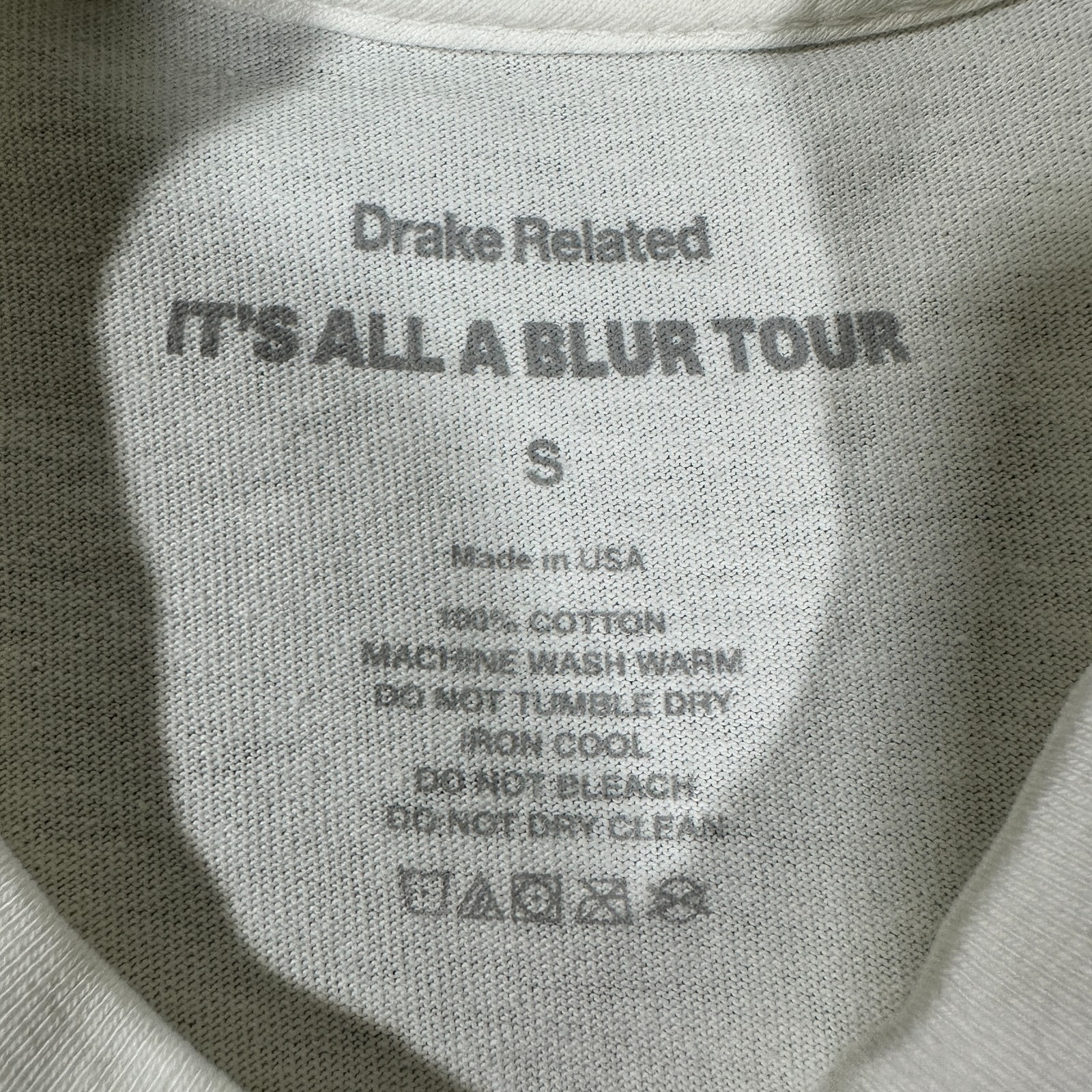 Drake Its All A Blur IAAB Tour Shirt Lost & Found 21 Savage OVO - Size Small gallery