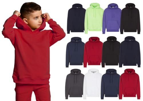 BILLIONHATS Wholesale Kids Hoodie Sweatshirts Bulk Hoodies for Children, Unisex gallery