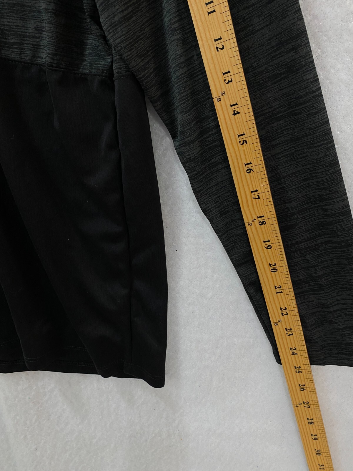 Augusta Sportswear Athletic Top Men's M Black 1/4 Zip Long Sleeve Semi Sheer gallery