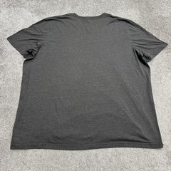 St. John’s Bay Quick-Dri Easy Care Basic T-Shirt Mens 5XL Tall Gray V-Neck Tee