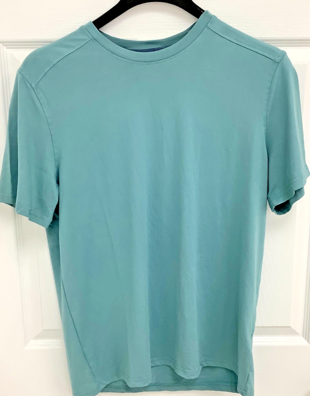 Motion Men’s Medium Slim Fit Tee Active Performance Stretchable T-Shirt, Blue