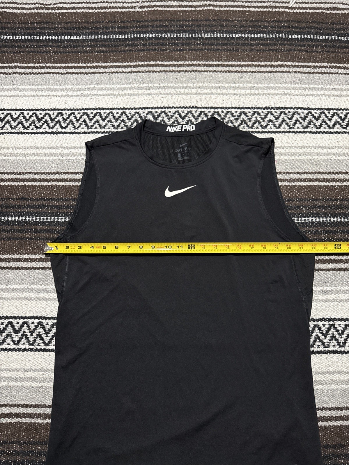 Nike Pro Tank Top Shirt Mens XL Black Dri-FIT 838087-010 gallery