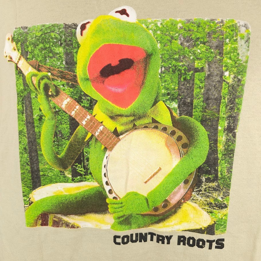 Kermit The Frog T Shirt Mens Size XL Yellow Disney Muppets Country Roots gallery
