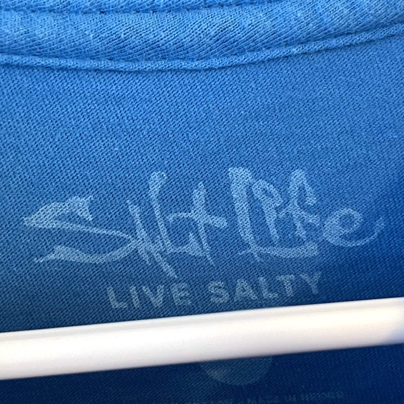 Salt Life Grab Life By The Claw Live Salty Beach Fishing Graphic Shirt Blue Sz M gallery