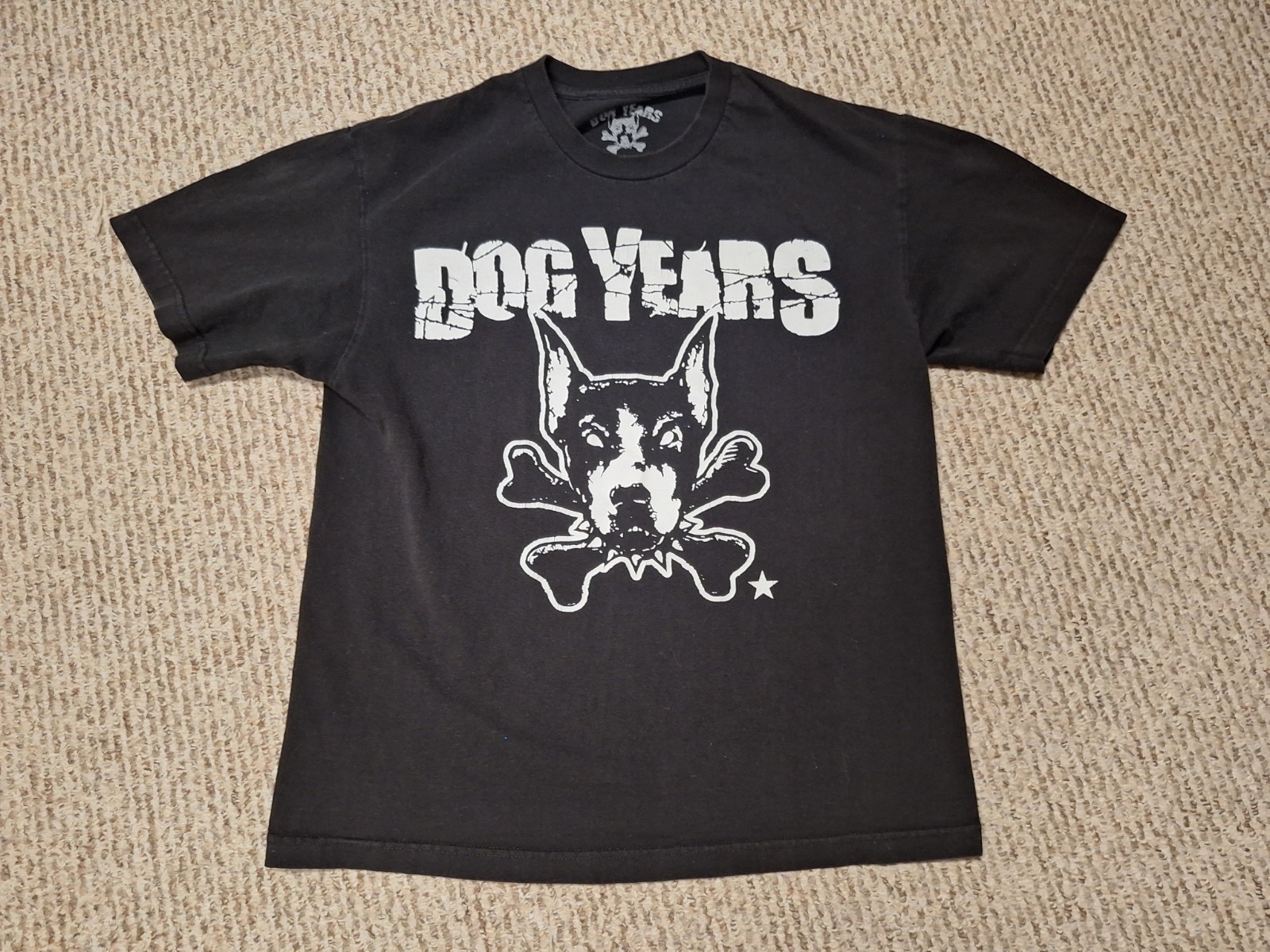 City Morgue X Streetwear Dog Years L T-Shirt Skate Club Cross Bones Black Punk gallery