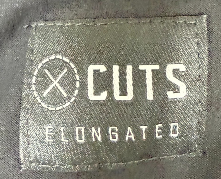 CUTS Clothing Men Elongated Crewneck T-Shirt NWOT gallery
