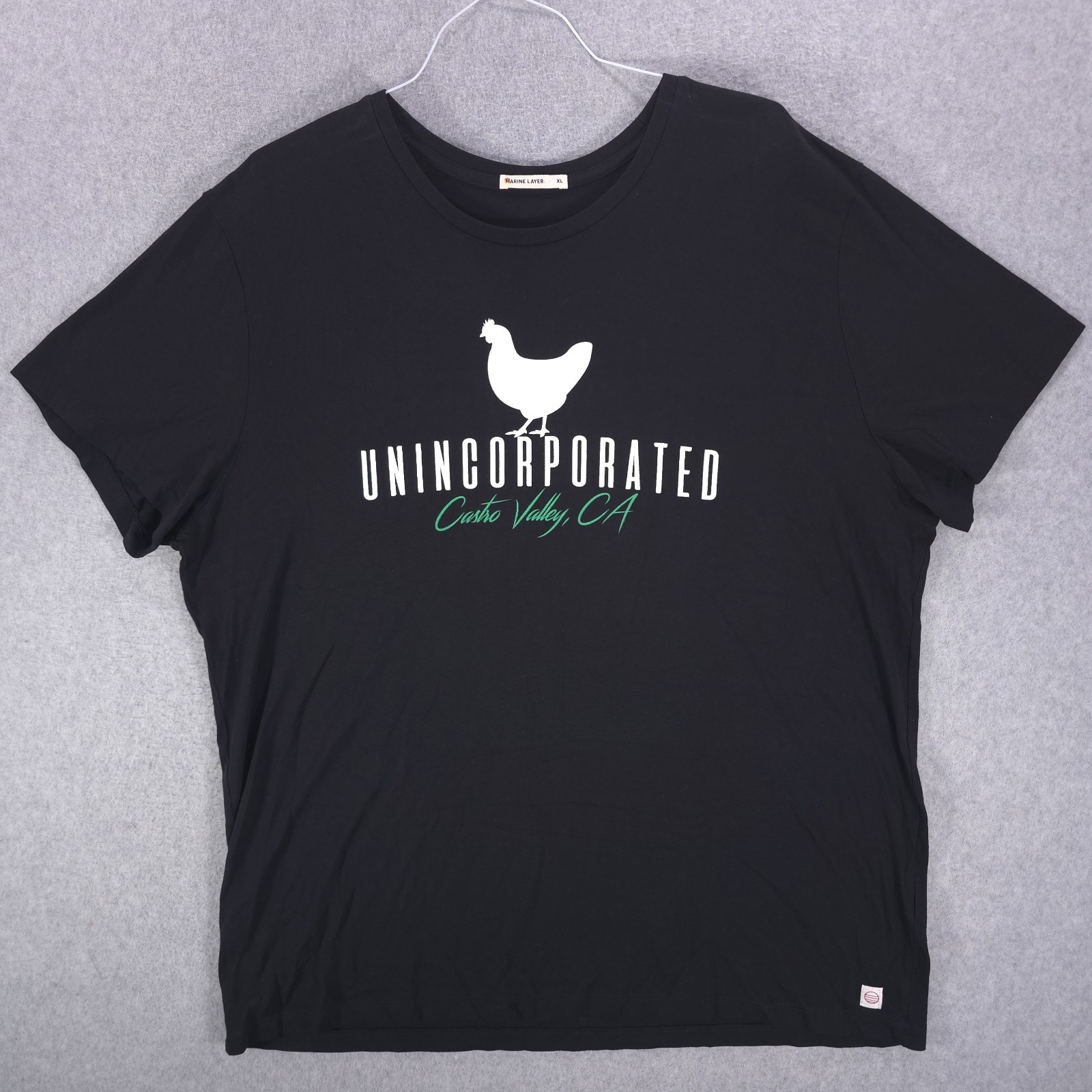 Marine Layer Custom Unincorporated Castro Valley Chicken Supima Shirt Unisex XL gallery