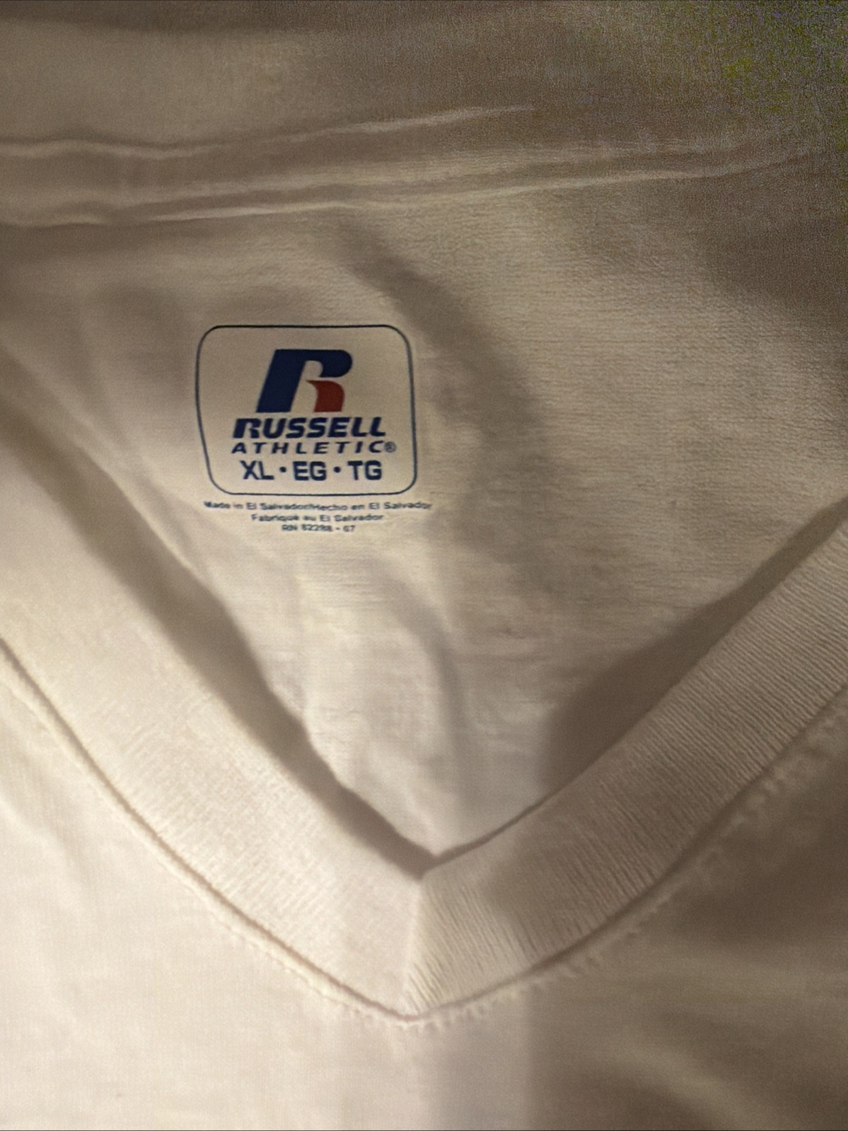 NWOT Hanes Gildan Russell Mixed Lot Set Of 3 WHITE T-Shirt V & Crew All Size XL gallery