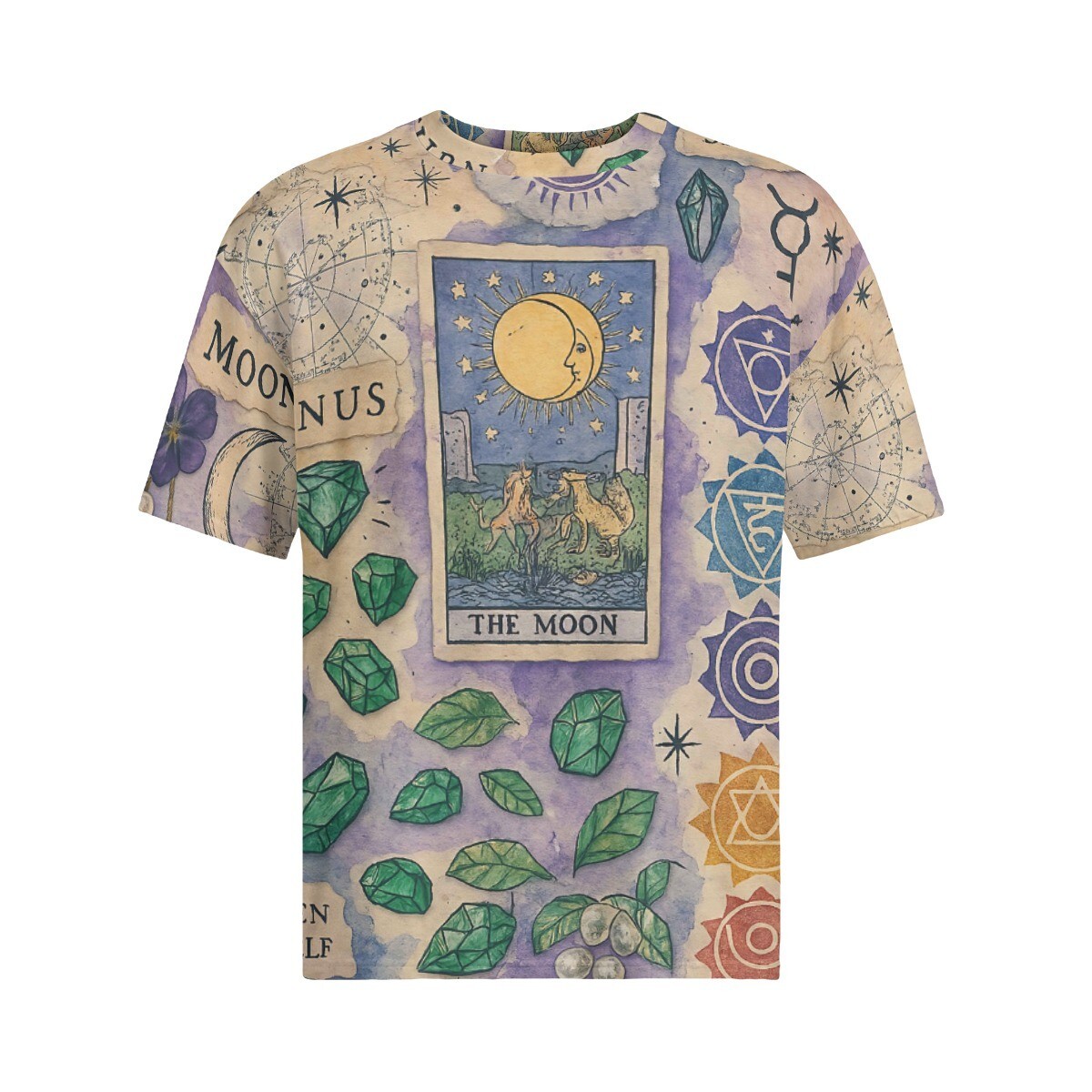 Tarot Card Mystical Oversized 100% Cotton Tee Shirt T-Shirt Occult Magic Spell gallery