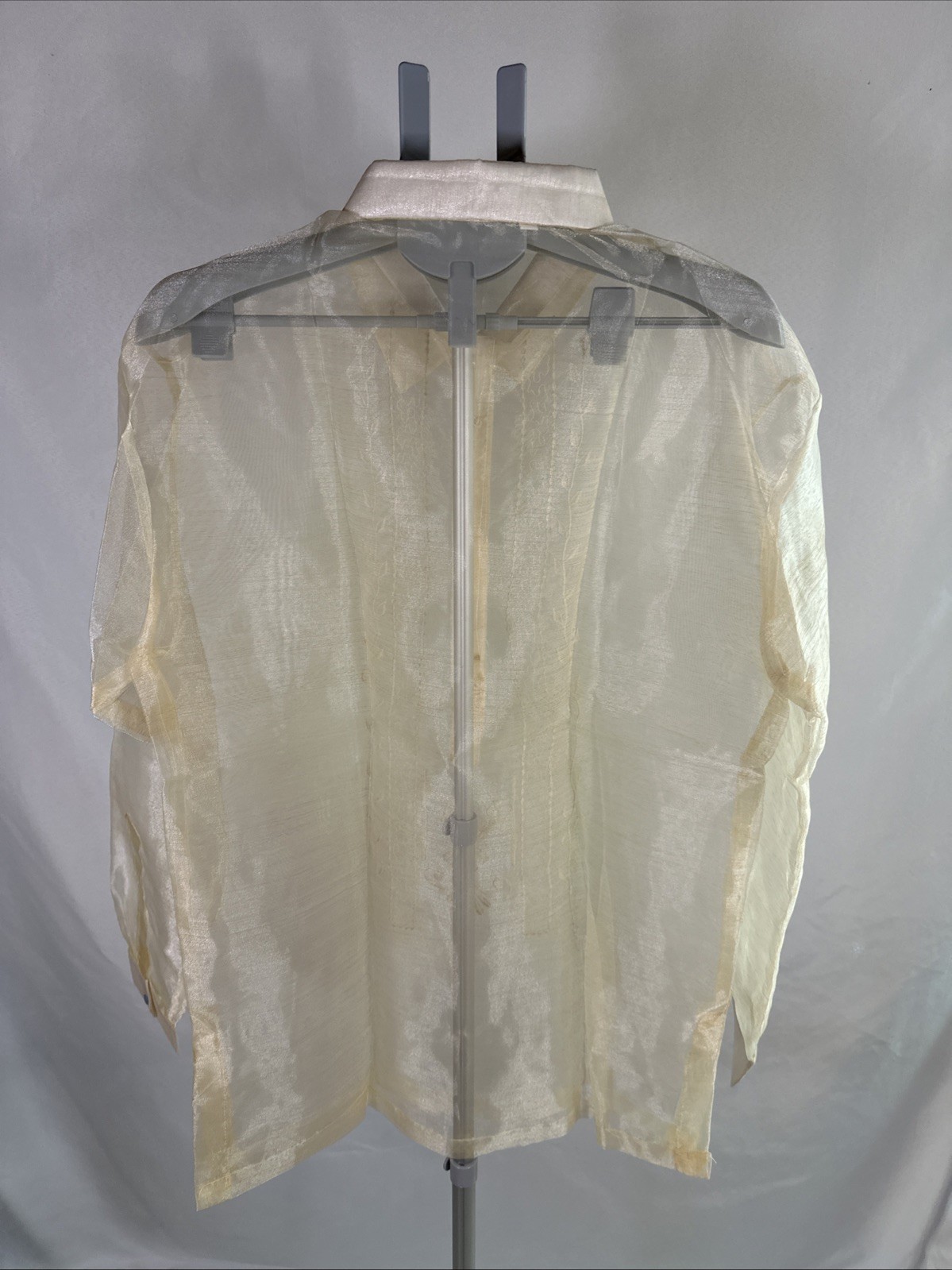 Barong Tagalog Formal Wear Men’s Size 2X NWOT Philippines Organza NWOT gallery