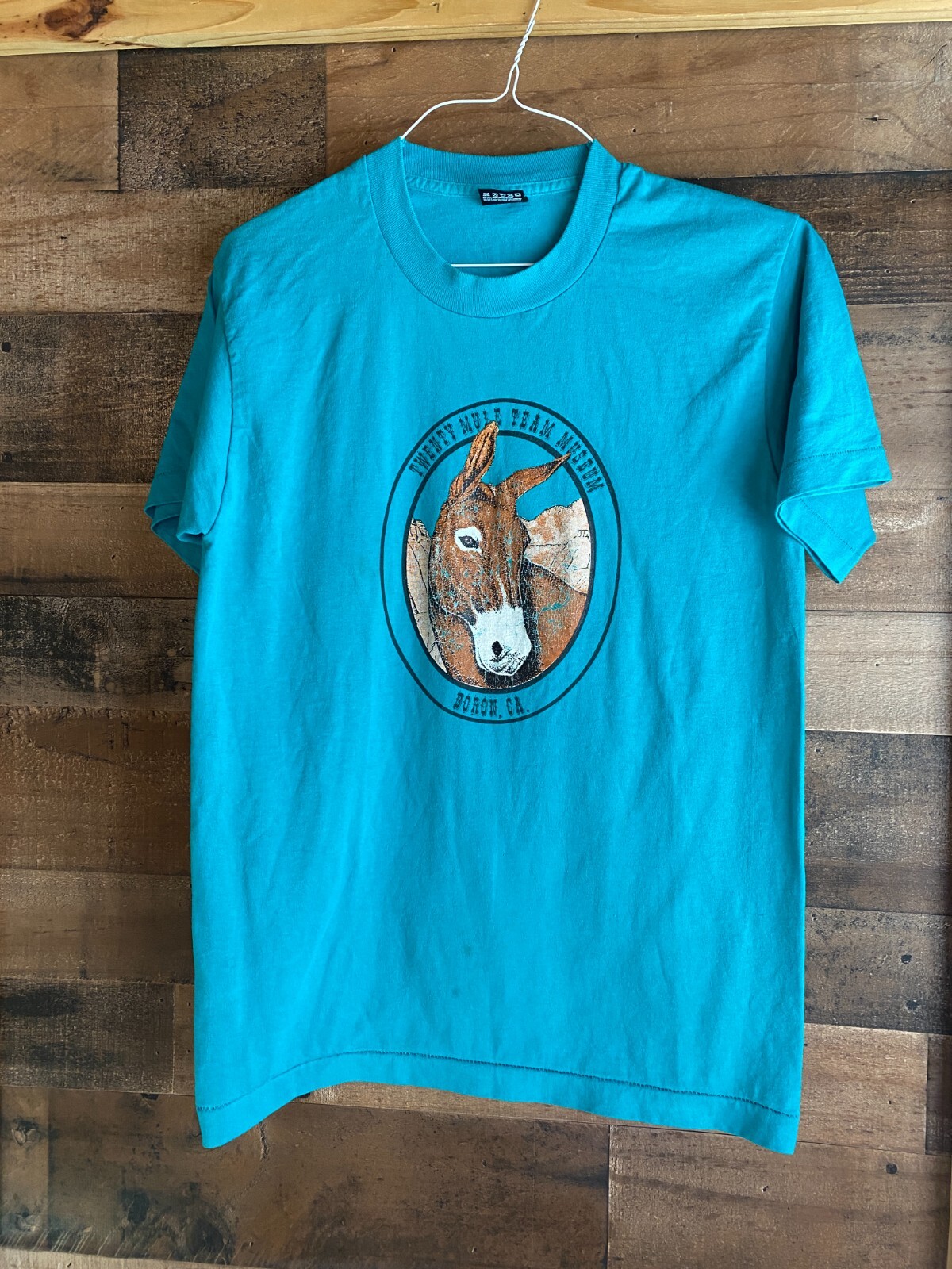 Twenty Mule Team Museum T-Shirt VTG Adult Medium Boron California USA Made Tee gallery