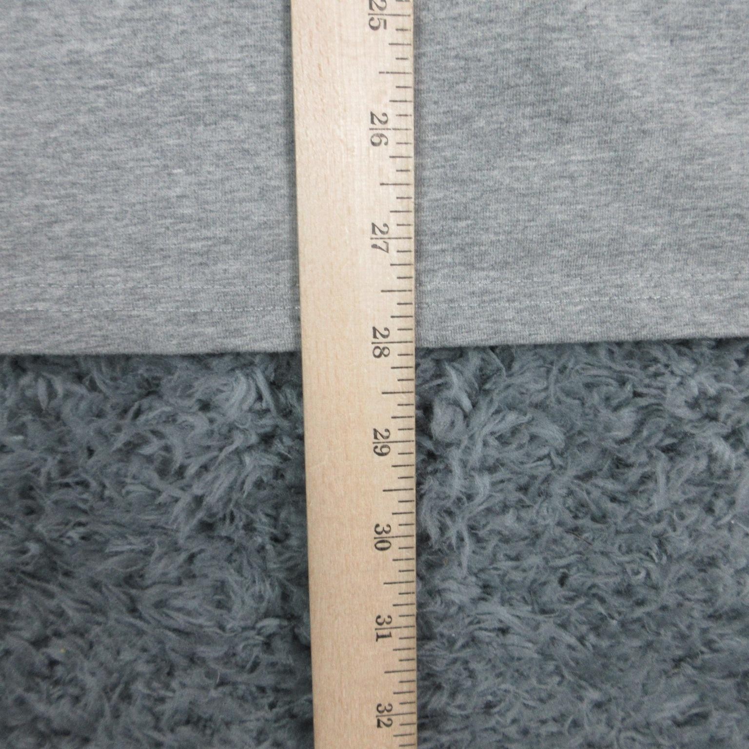 YoungLA Shirt Mens XL Gray Tagless Cotton Spandex Crewneck Logo Stretch NWT gallery