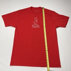 Superrradical Bart Tee Shirt Mens Large Red Short Sleeve Graphic Devil Lil Peep