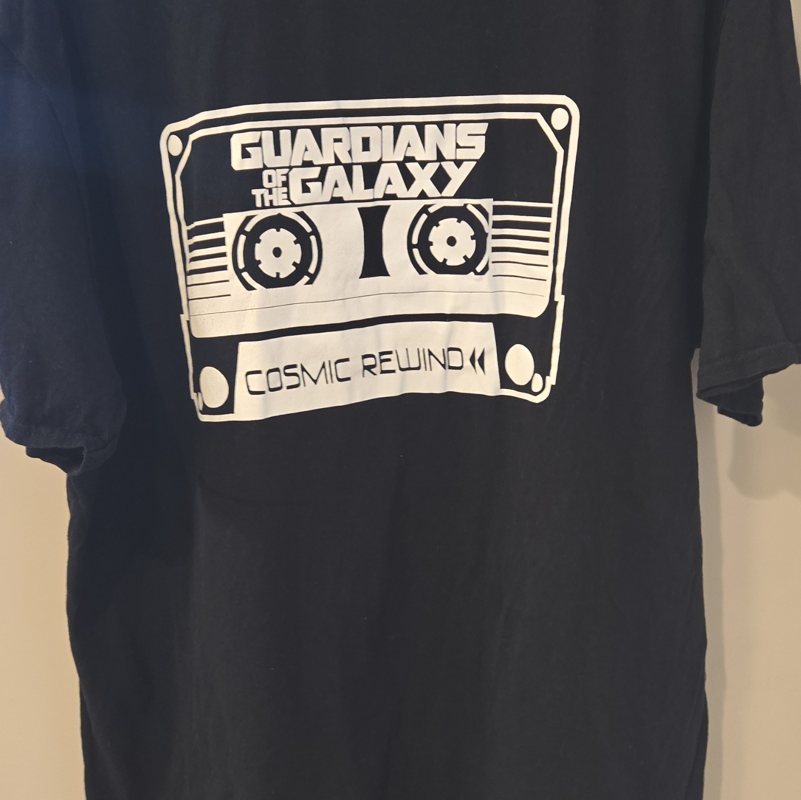 Men’s 2XL Black Marvel Guardians of the Galaxy Cosmic Rewind Graphic Tee
