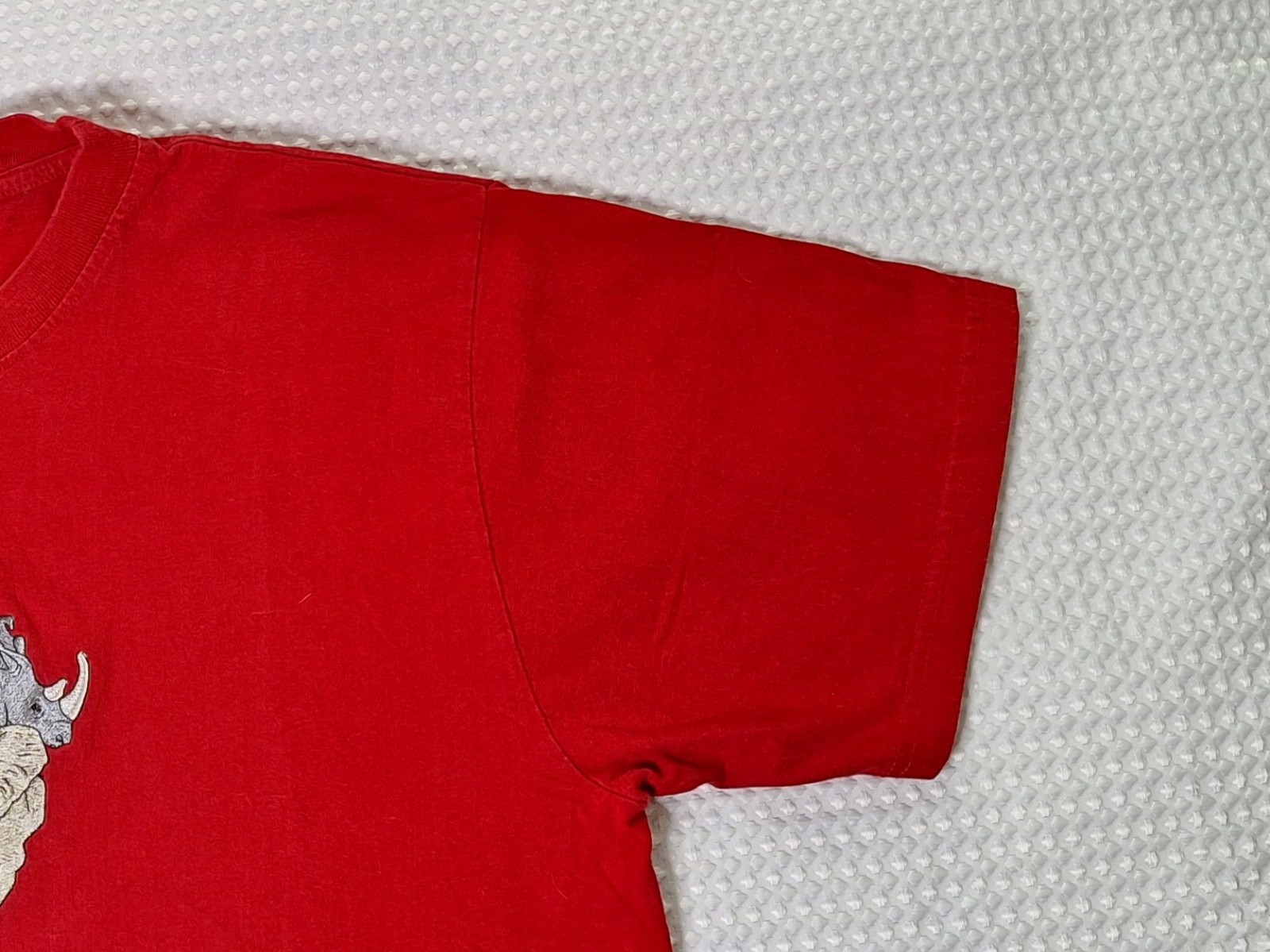 Big Five Kenya Africa Embroidered Souvenir Red T-shirt Size XL Born In Kenya gallery
