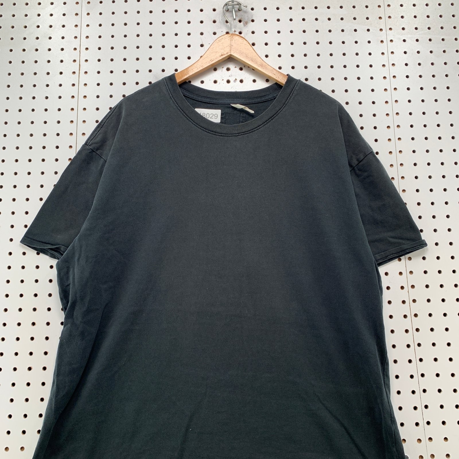 Essential FOG Fear Of God T Shirt Mens Medium Faded Black Oversized gallery