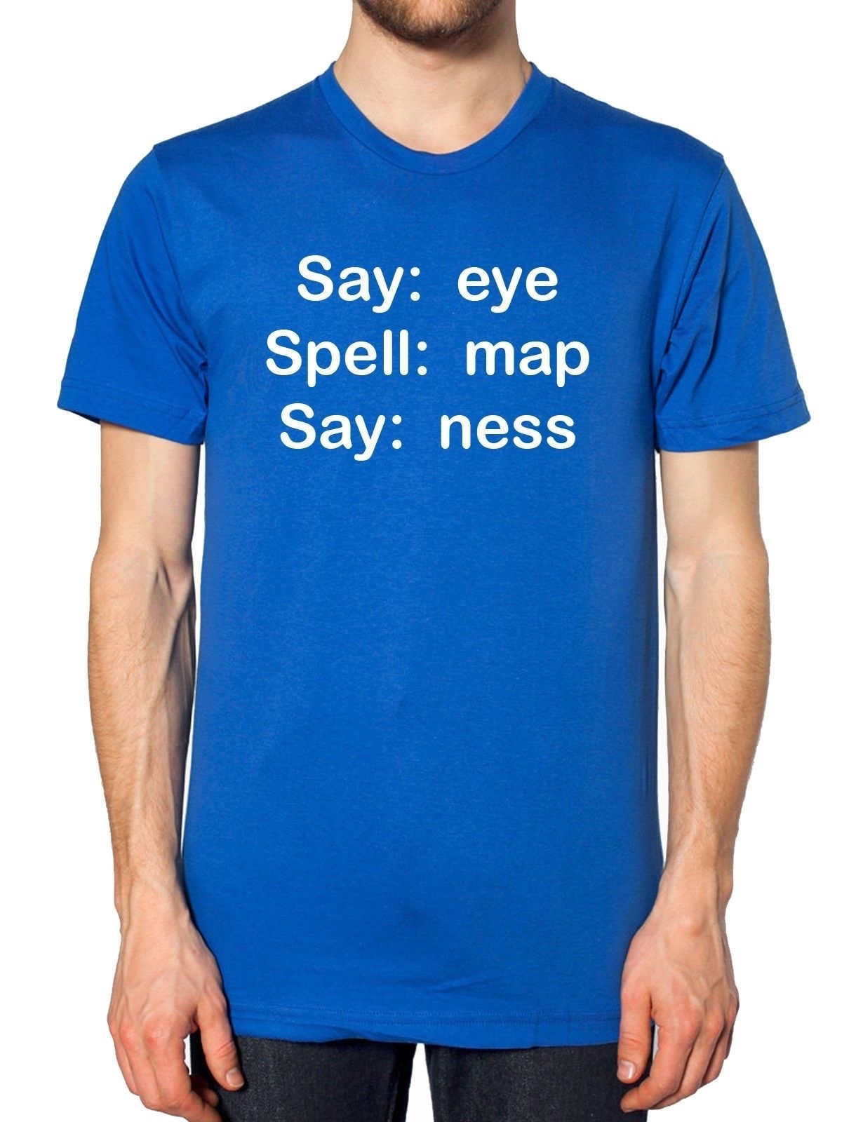 Eye Map Ness Funny Penis T-Shirt Comedy Dad Fathers Day Christmas Pub Drink gallery