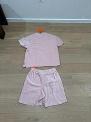 Men YoungLA 419 Cord Collection Shirt & Pant Set Pink
