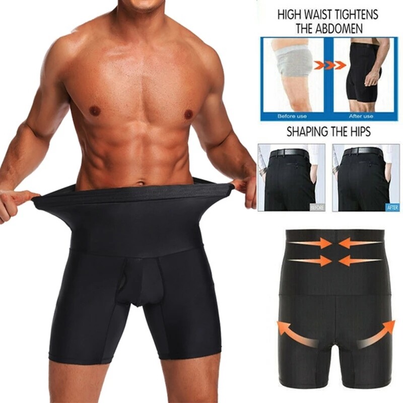 Men's Slimming Body Shaper Vest Abs Abdomen Compression Shirt Workout Tank Tops# gallery