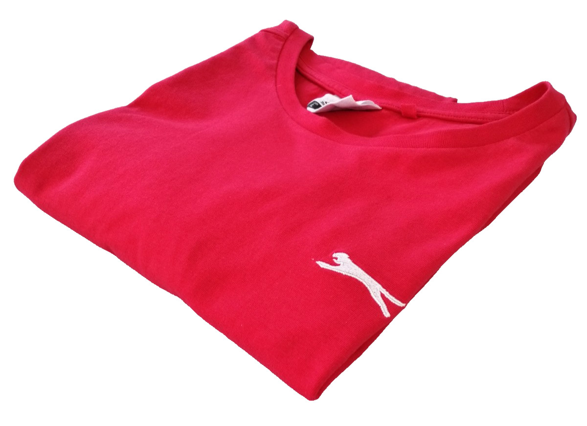 Slazenger Red Shirt Men's UK Size L Short Sleeve 100% Cotton 100% Cotton Summer gallery