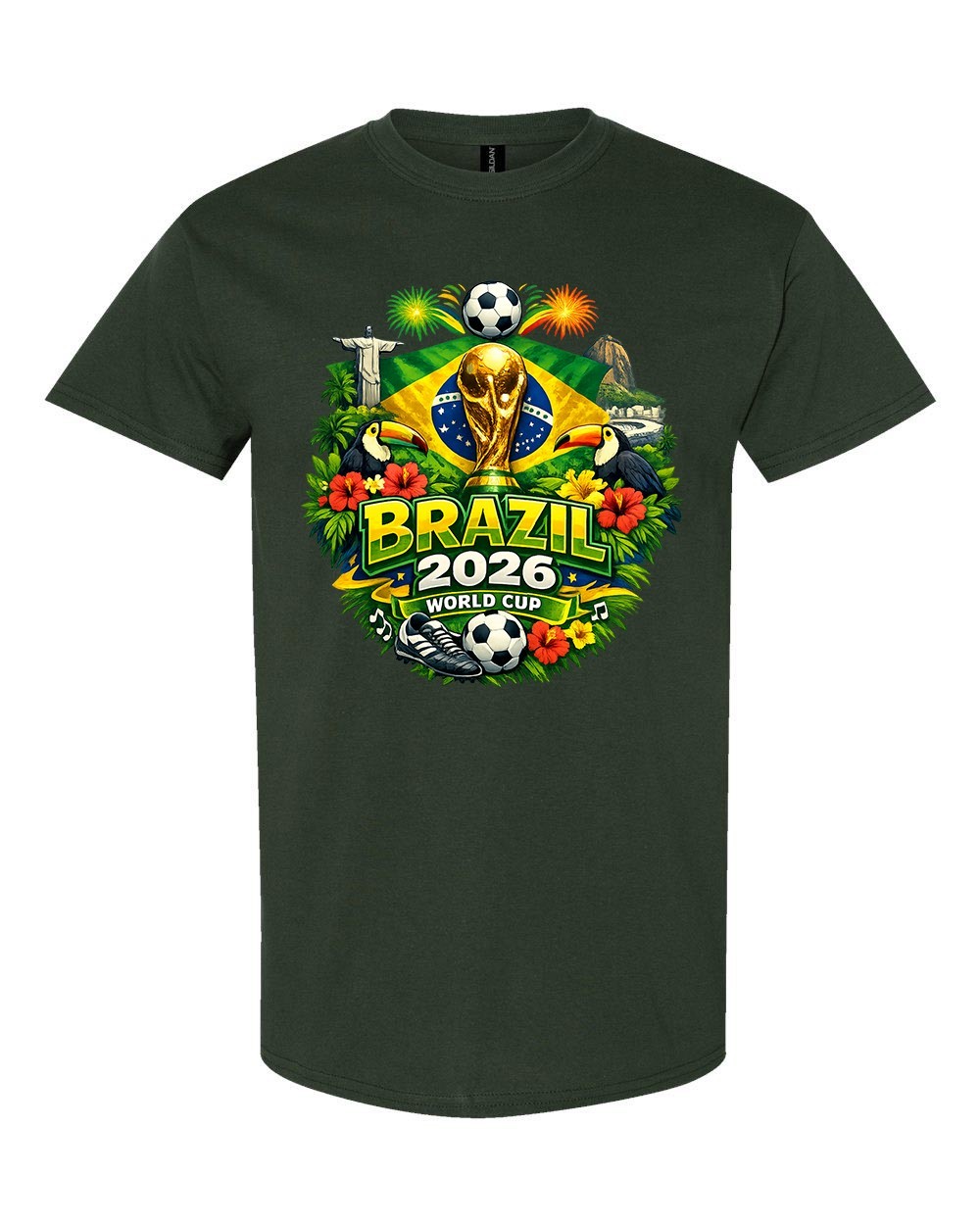 Brazil Soccer 2026 World Cup Style Unisex T-Shirt German Fan Shirt Football gallery