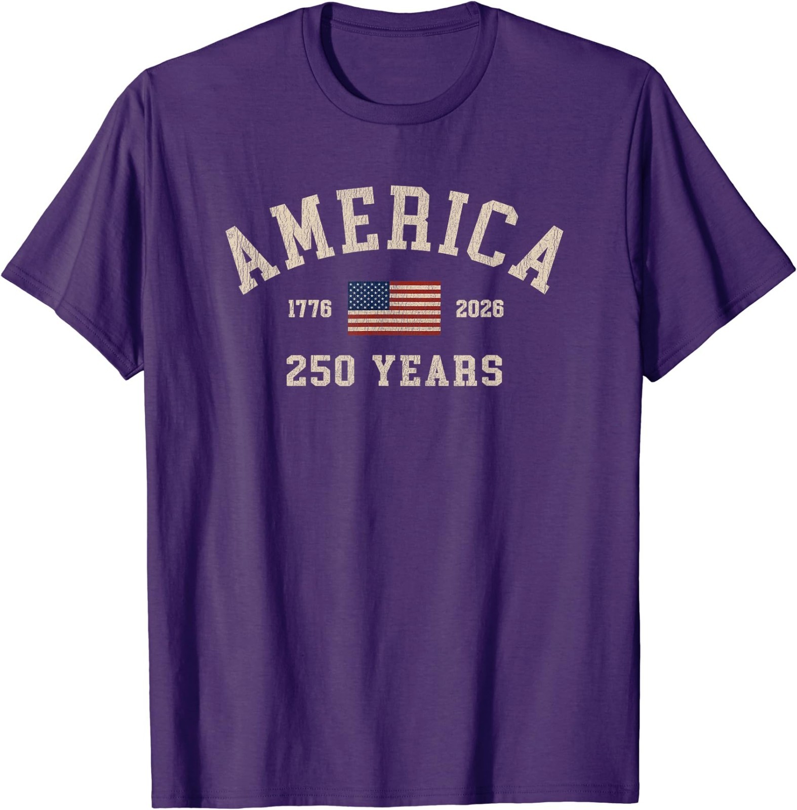 America 250 Years USA United States Flag July 4th 2026 1776 T-Shirt gallery