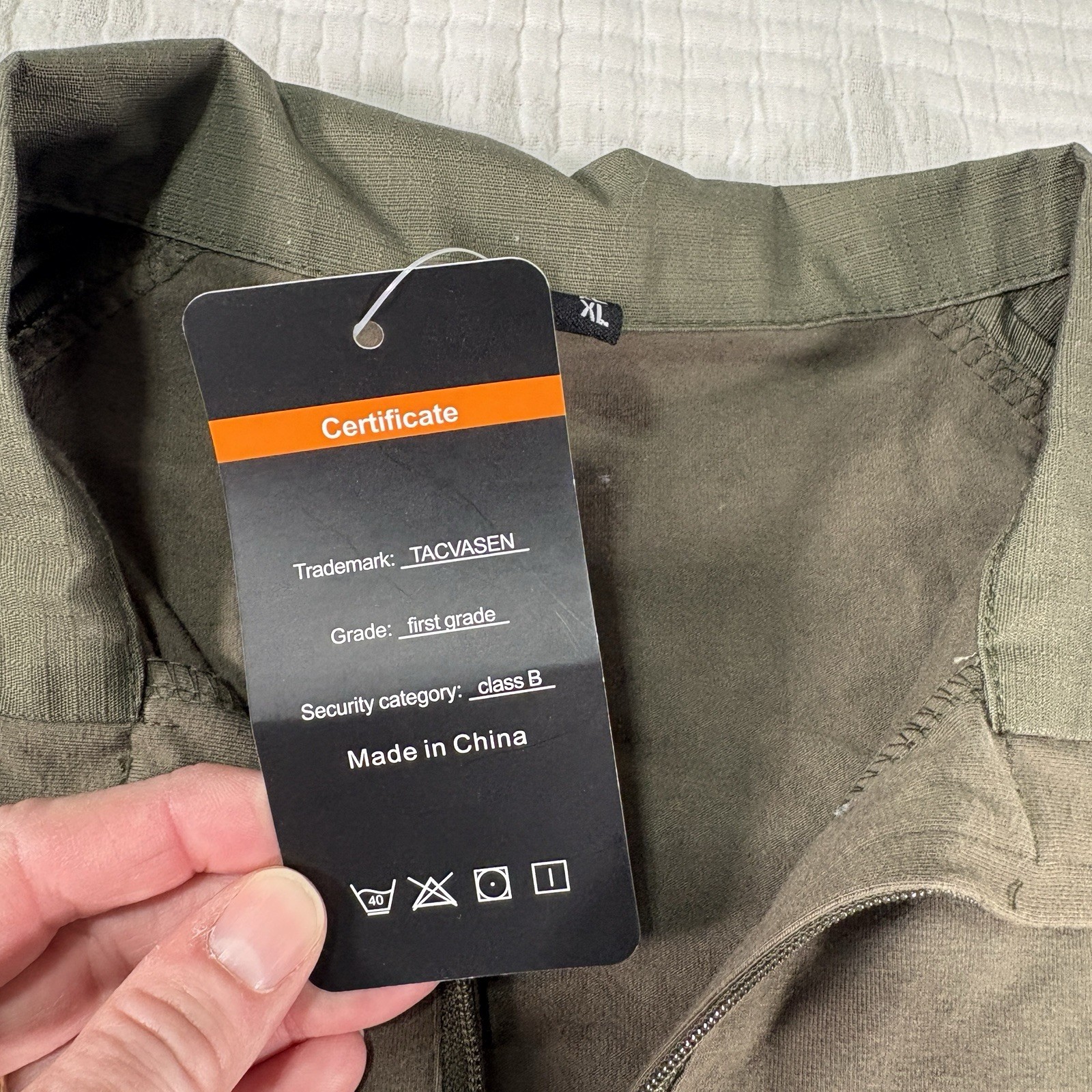 NEW Tacvasen Tactical Shirt Mens Medium Brown Rip Stop Hiking Hunting Combat gallery