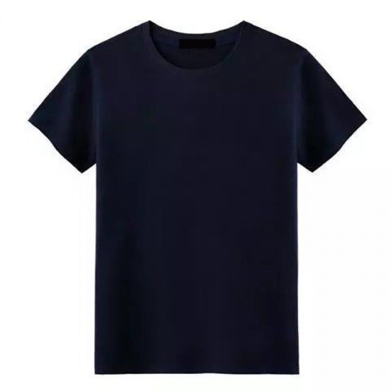 Universal Men's Polyester Fiber Plain Crew Neck Tee Short Sleeves T-Shirt M-5XL gallery