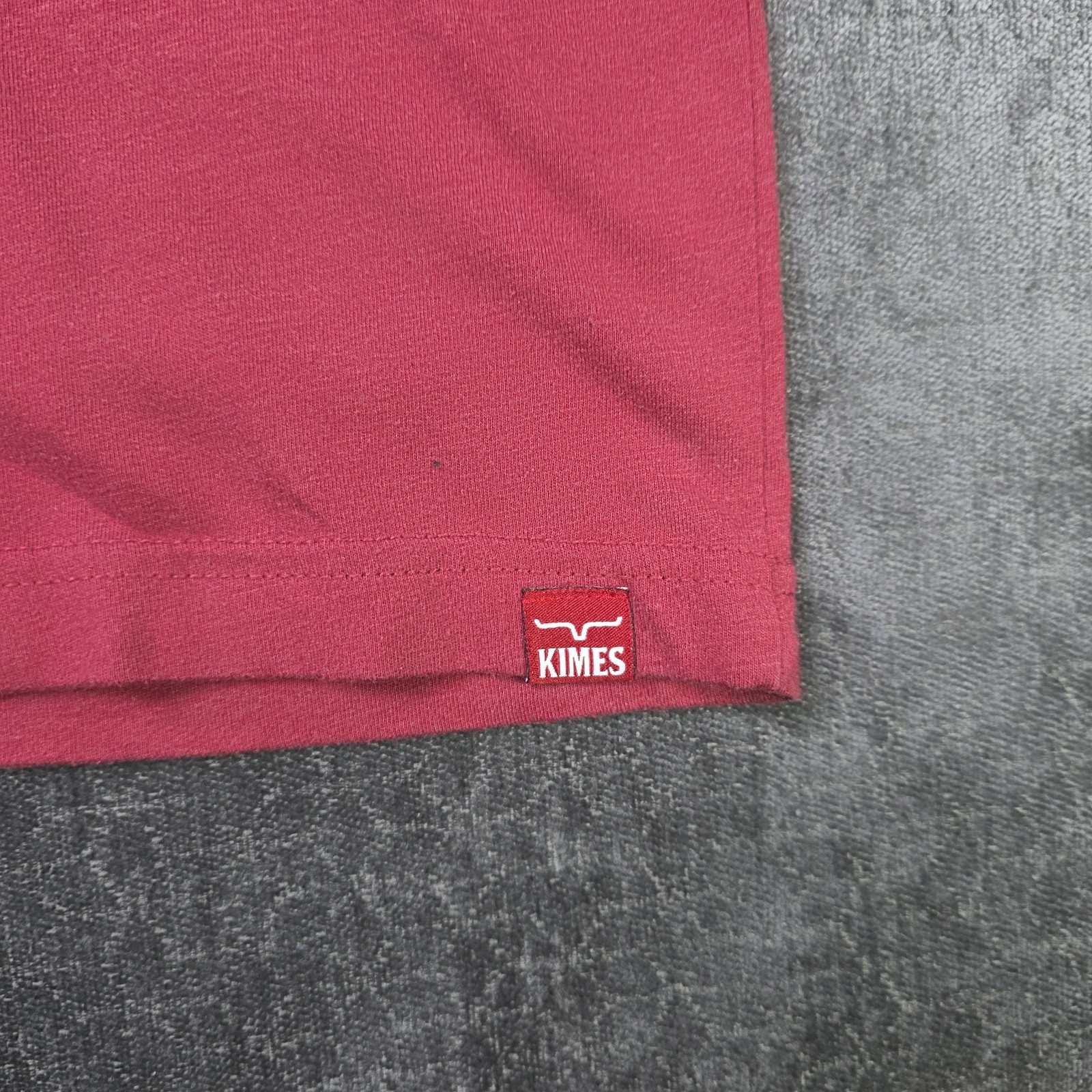 Kimes Ranch T Shirt Mens Large Red Double Sided Rodeo Cowboy Polycotton Tee L gallery