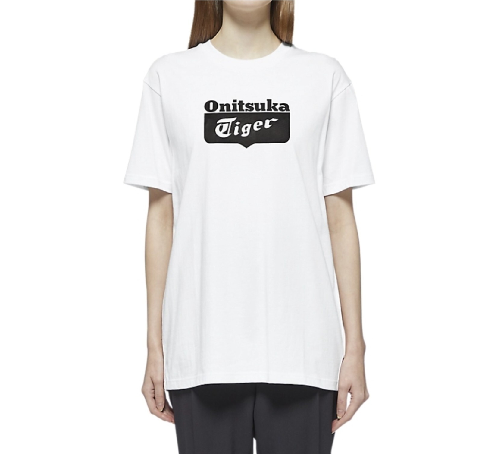 Onitsuka Tiger LOGO TEE 2183B173 Unisex WHITE/BLACK T-shirt gallery