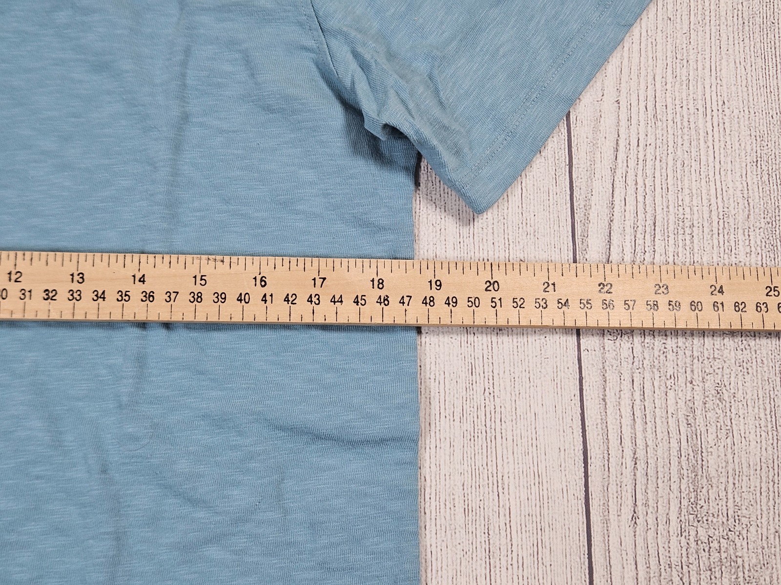 American Giant Classic Crewneck Midweight T-Shirt Mens Small Light Blue Cotton gallery