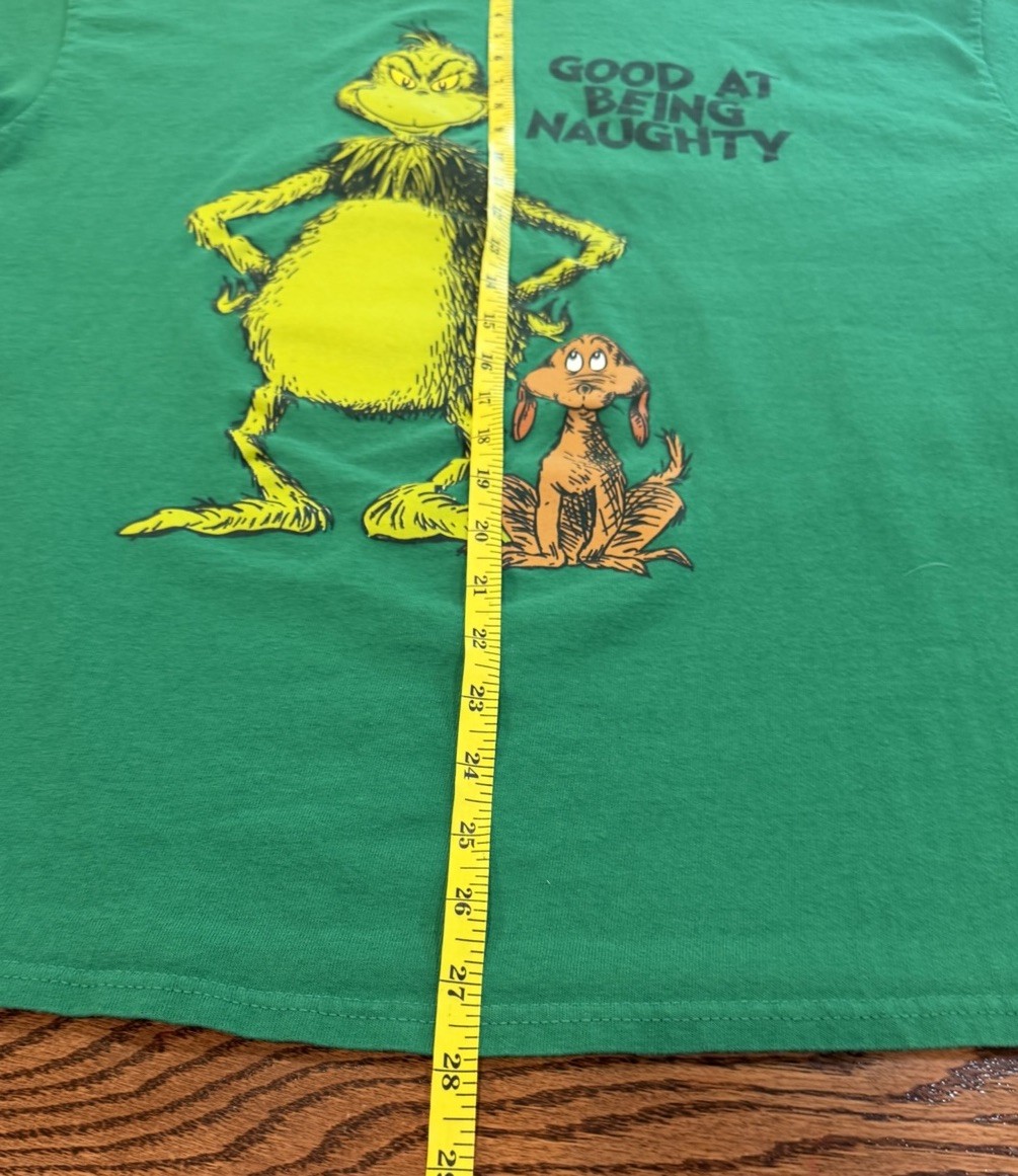 Dr. Seuss How The Grinch Stole Christmas Good At Being Naughty T-Shirt gallery