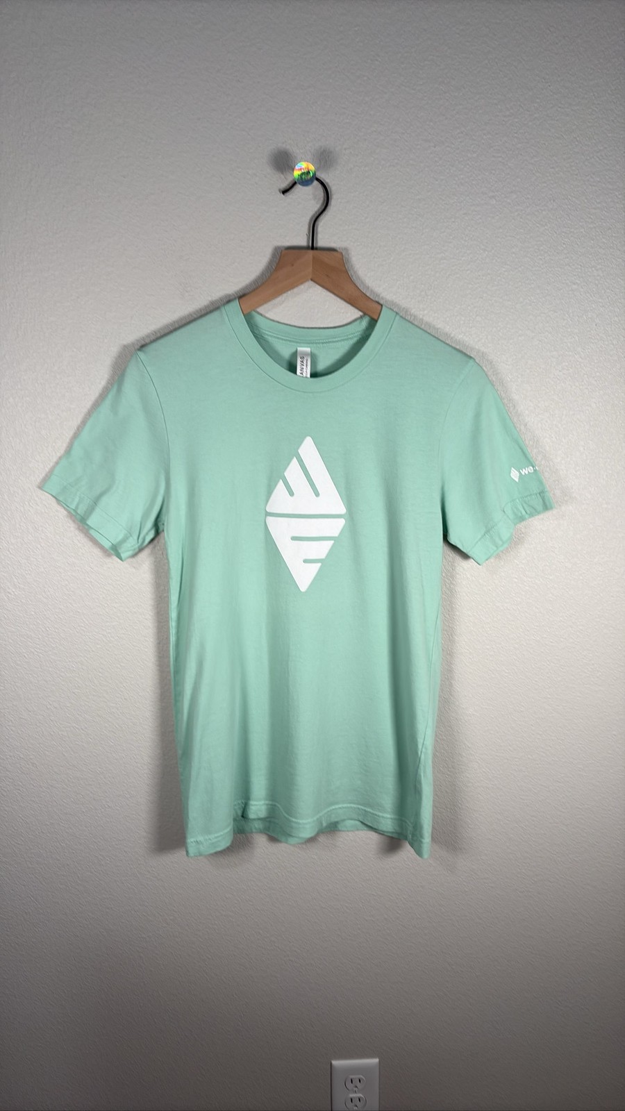 We Ortho Unisex S Turquoise Cotton Crewneck T-Shirt gallery