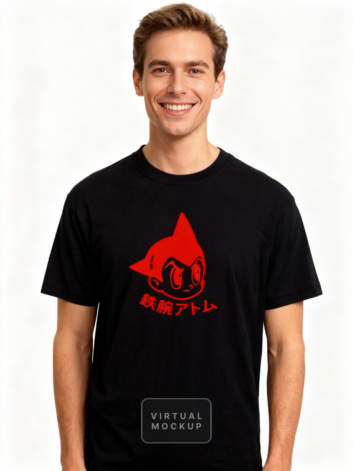 UNISEX MEN WOMENS TEE TSHIRT ASTRO BOY CLASSIC RETRO CARTOON FACE 80'S FAVORITE gallery