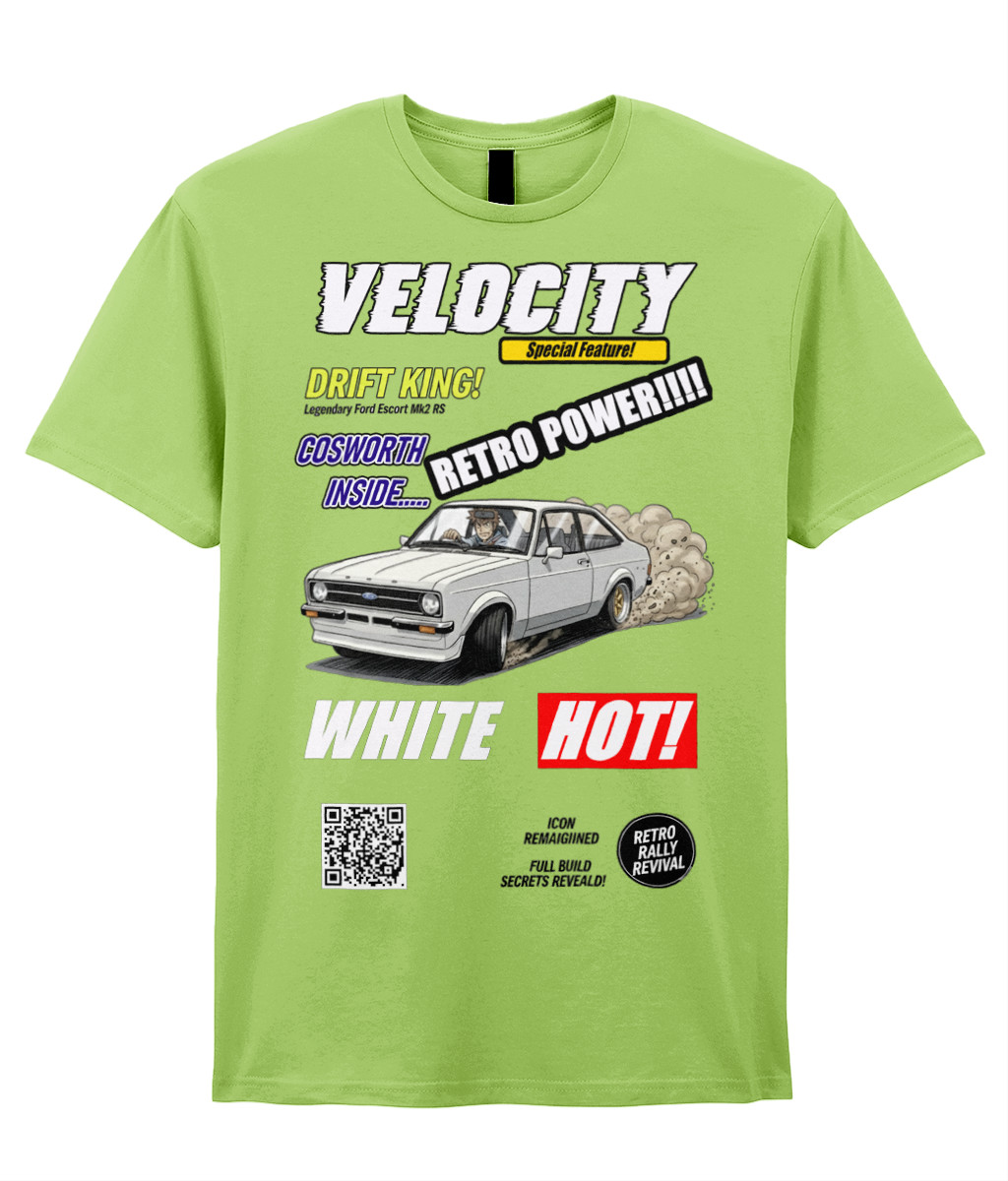 Classic Ford Escort RS Mk2 T-Shirt manga magazine style Holiday Gift s-4XL gallery