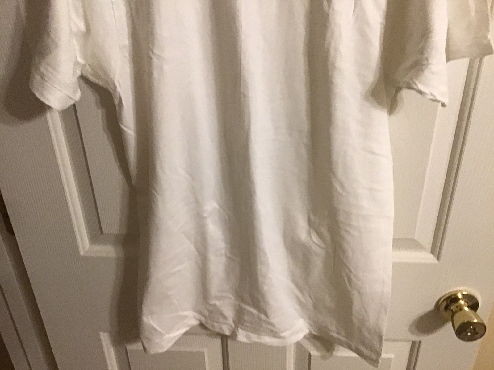 Vintage Single Stitch BVD Plain White Tee Shirt Large 100% Combed Cotton New gallery