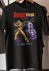 Kill Bill + Ninja Gaiden = The Bride Gaiden | Halloween Men’s Black Tee Medium