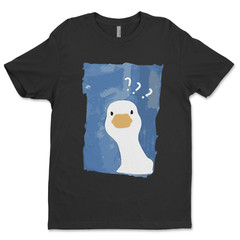 DTF Confused Duck/ Custom Unisex Soft Style T-Shirts, Next Level- Cotton
