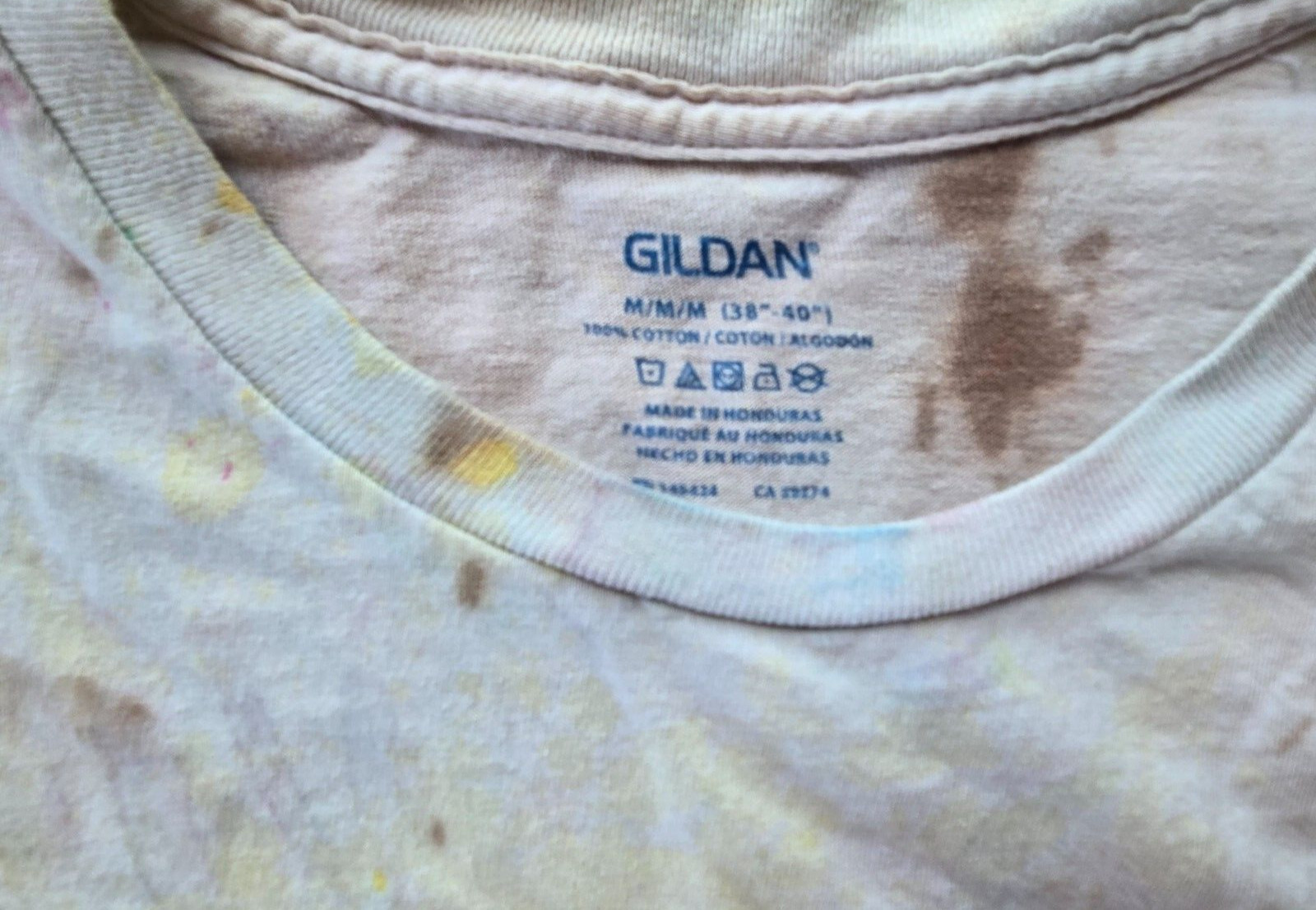 Gildan M 100% Cotton Tie-Dye Pull-on Short Sleeve T-Shirt gallery