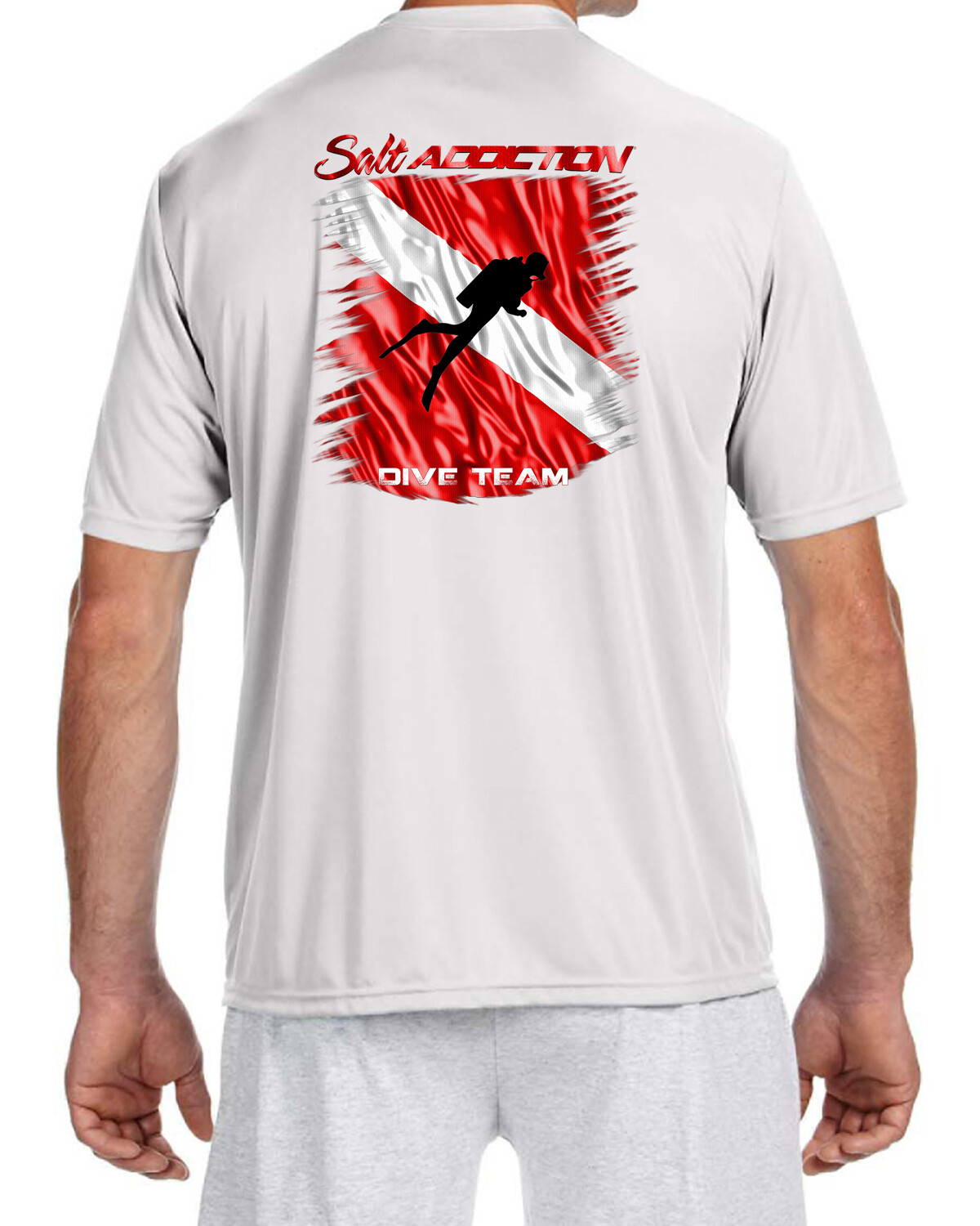 Salt Addiction t Shirt Short Sleeve MicroFiber dive flag diving scuba 30 gallery