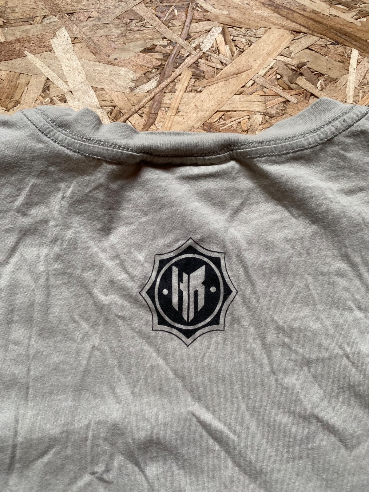 Light Grey Headrush with dragon Graphic T-shirt size 2XL Regular fit men's gallery