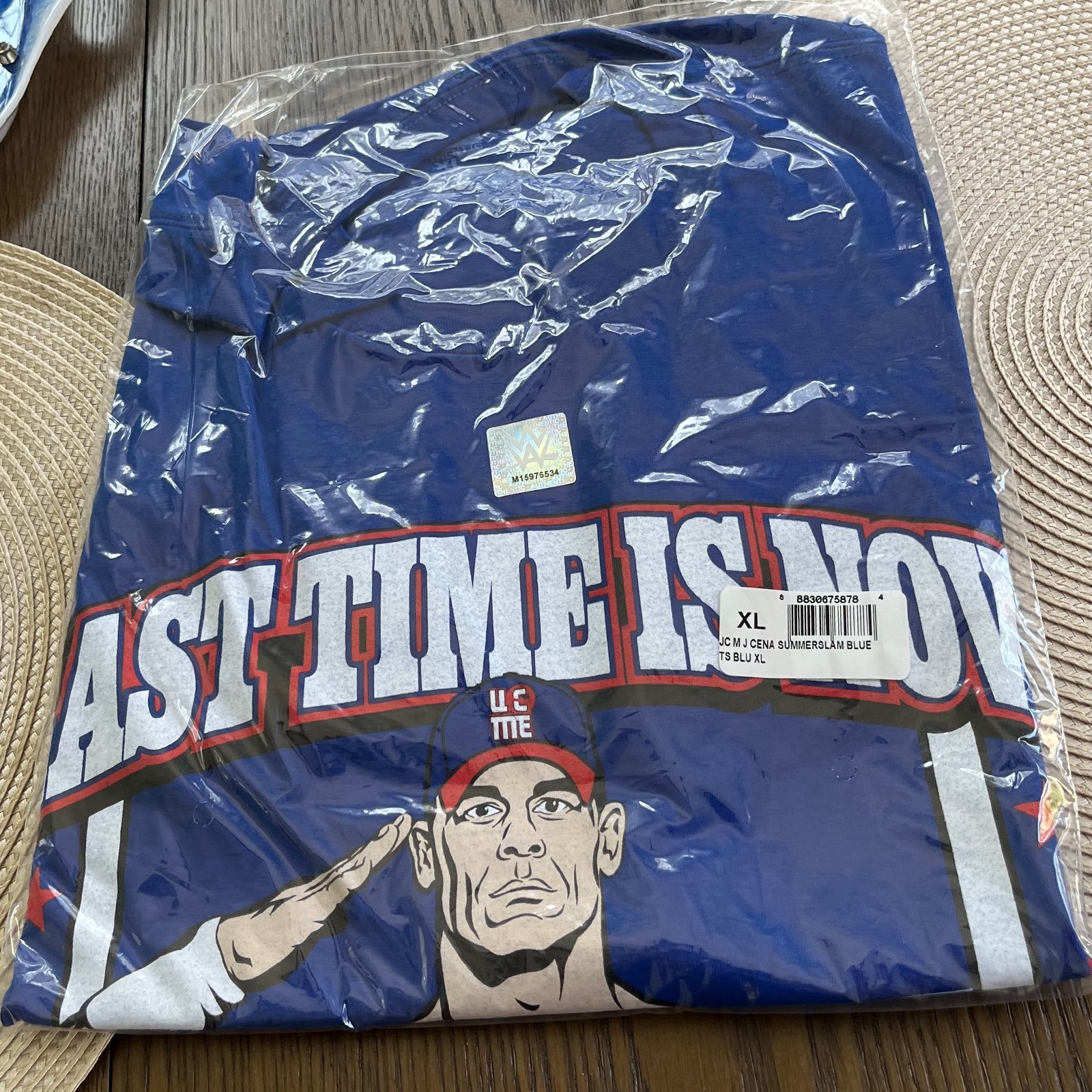 WWE Authentic John Cena Summerslam Shirt 2025 Farewell Tour New York Giants