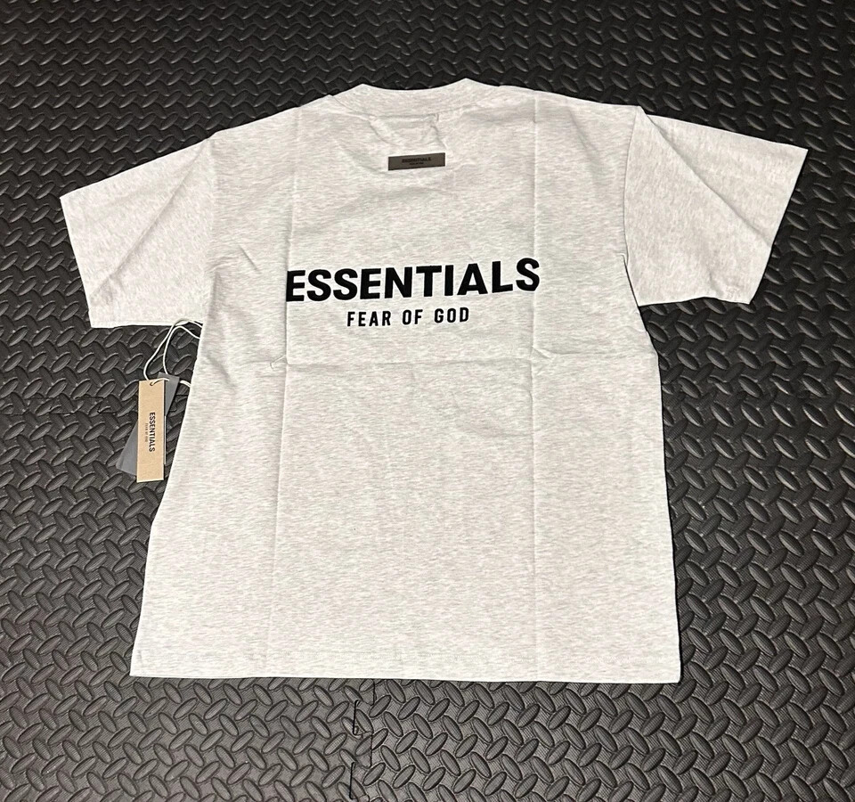 NWT FEAR OF GOD ESSENTIALS T-SHIRT SS22 "Light Oatmeal" AUTHENTIC (SIZE XS-XXL) gallery