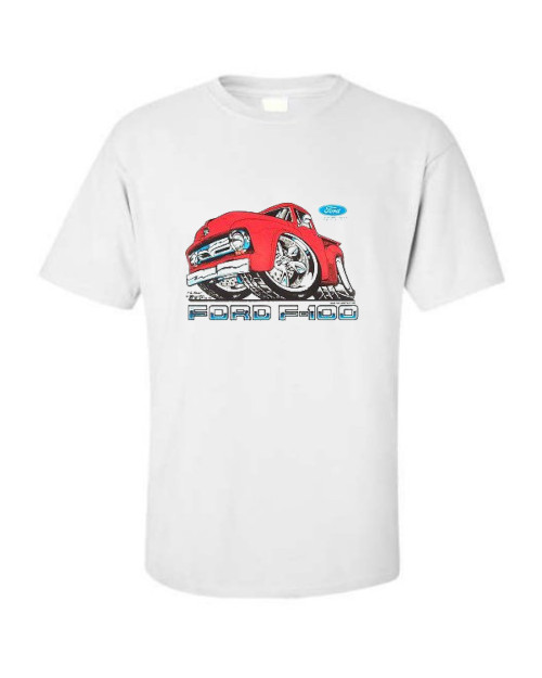 1953 Ford F-100 Series Pickup Truck T-shirt Single / Double Print gallery