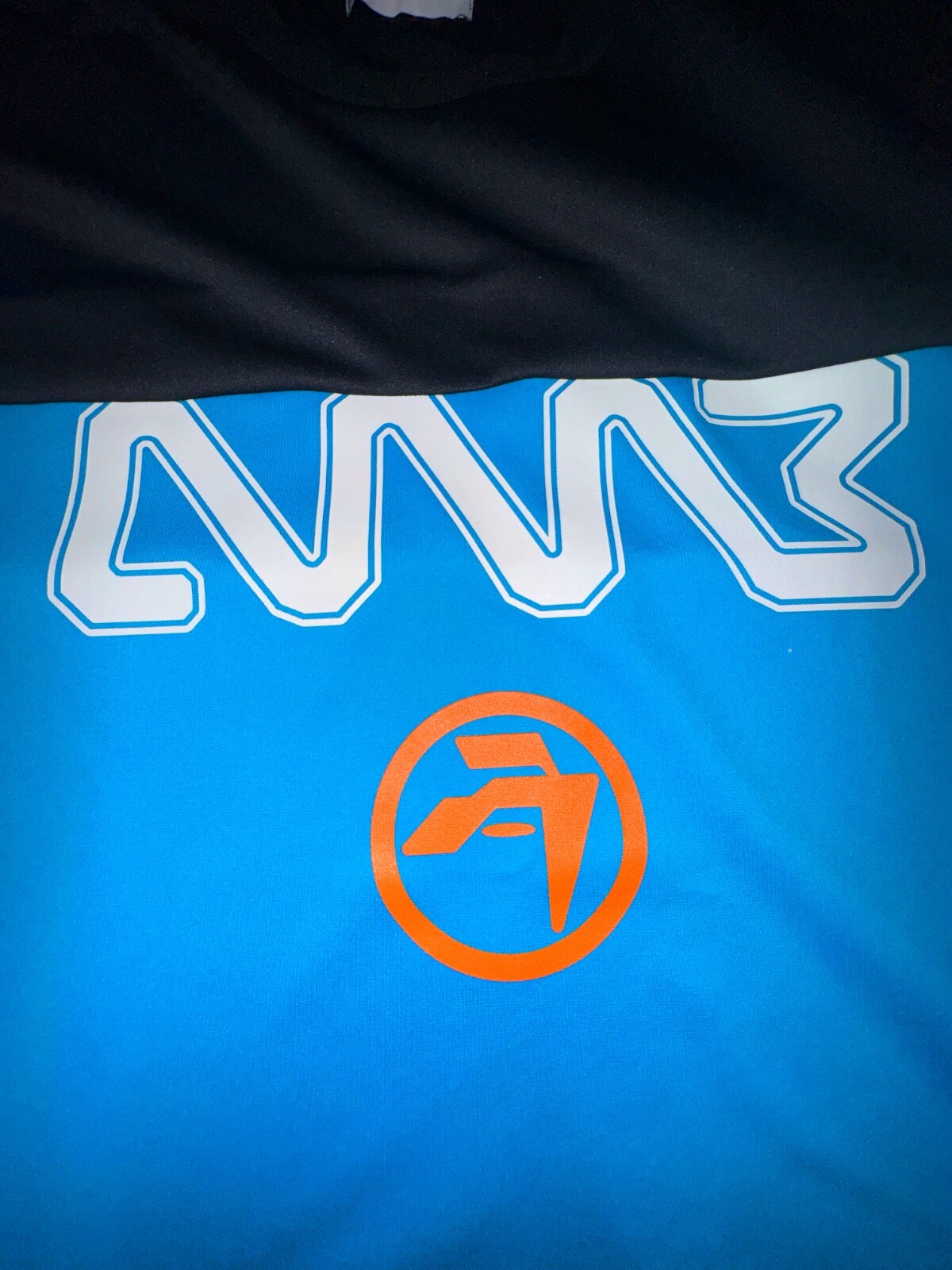 Ambush Mens T-Shirt XL Black & Blue, Yellow & Orange Graphic, NEW 100% Polyester gallery