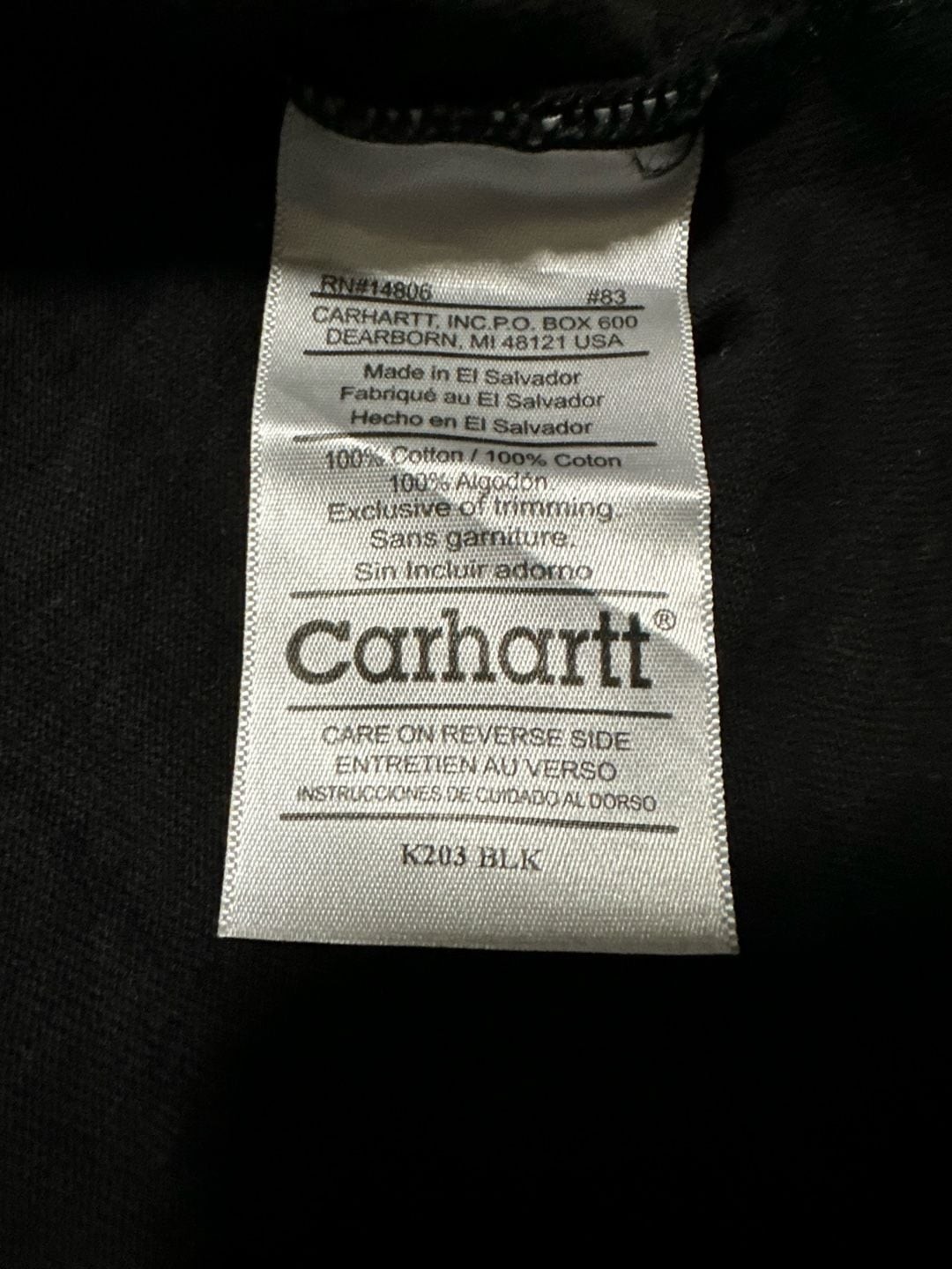 Carhartt K203 Mock Turtleneck Long Sleeve T-Shirt 3XL Tall gallery